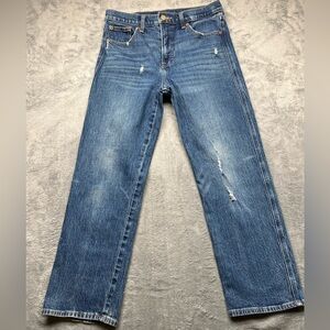 Lucky Brand Jeans Women’s Size 8/29 Dark Wash Blue AUTHENTIC STRAIGHT CROP